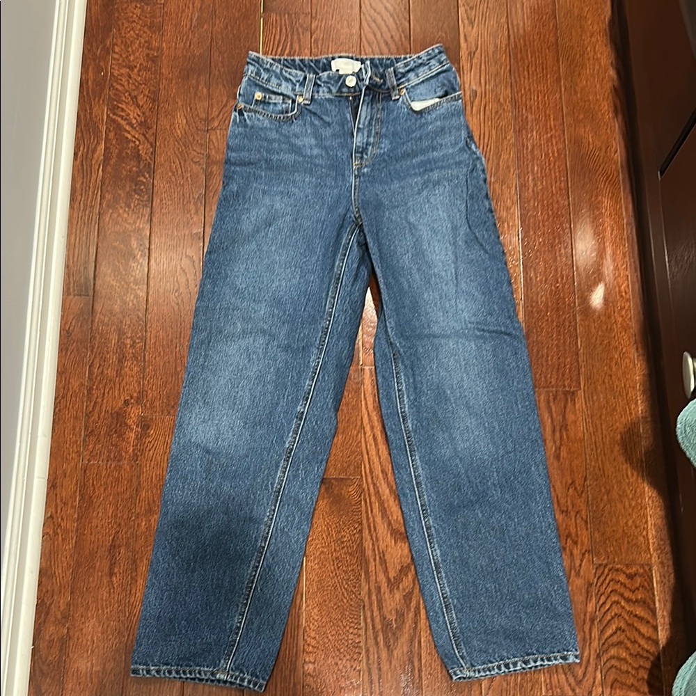 H&M Blue High Rise Jeans Classic Fit